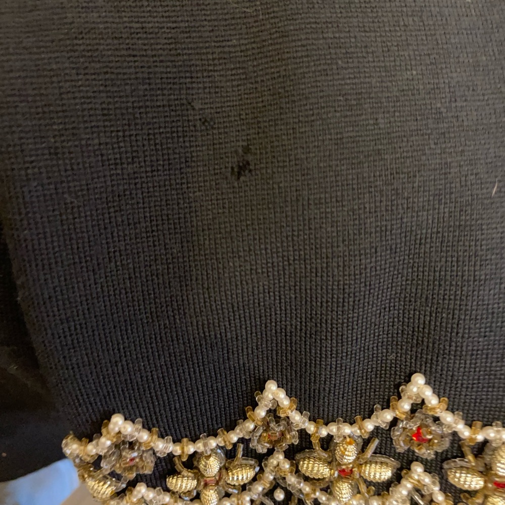Vintage TERIDOT Wool Beaded Dress - Picture 16 of 16